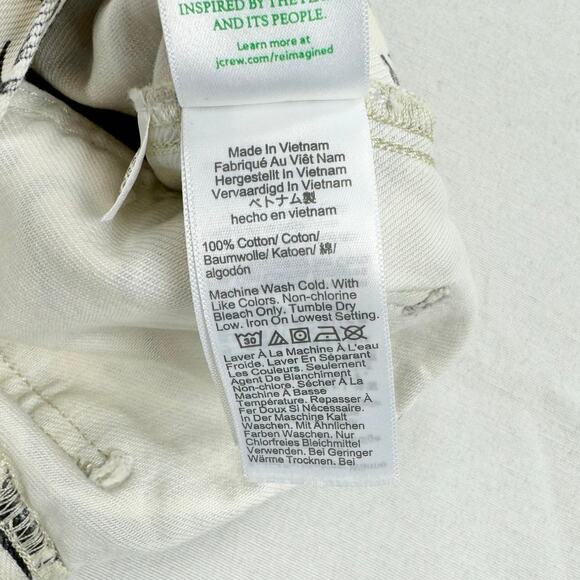 J Crew Womens Tropical Berry Block Print Patch Pocket Denim Short Size 0 Black - Picture 6 of 12